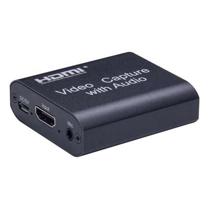 ArgoX HDMI to USB 2.0 Video Capture with Loop + Audio, 4K in 1080p out, USB-A to Micro USB Cable, HDMI Loop Out, Support AWG26 HDMI, VLC/OBS/Amcap for Computer, Live Streaming, Windows, Android, macOS | HDVC4
