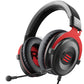 EKSA E900 Gaming Headset-Xbox One Headset, PS4 Headset Noise Cancelling Headset with Mic & LED Light, Compatible with PC, PS4, Xbox One Controller, Nintendo Switch (Black Red, Black Purple, Black Green)