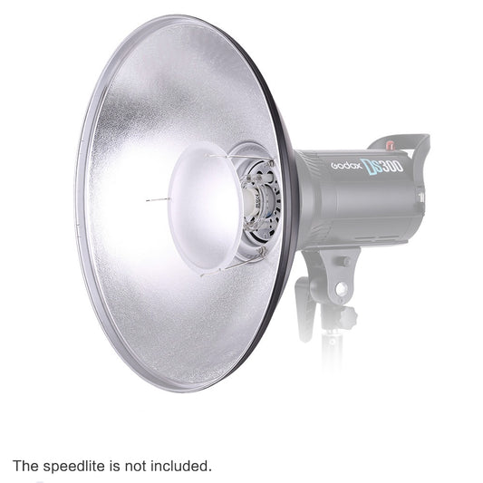 Pxel 420mm Beauty Dish Reflector with Honeycomb Grid Diffuser