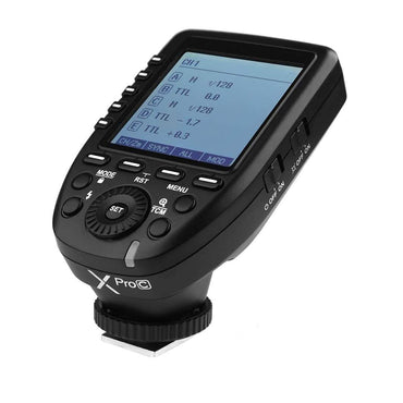 Godox XPRO-C XPROII-C E-TTL II 2.4Ghz Wireless Flash Trigger Transmitter with Autoflash and Max 328ft Range, Sekonic L-858 & TCM Function, Mobile App Control and Multi ID Access Settings for DSLR and Mirrorless Camera