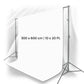 Pxel AA-ML3060W 300cm x 600cm Seamless Muslin Background Cloth Backdrop White