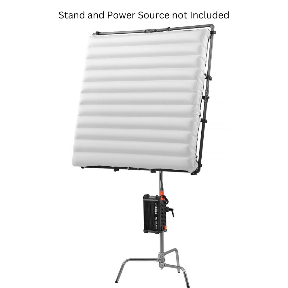 Godox Air Inflatable Softbox Set Kit Bundle for KNOWLED RGB Flexible Video Light Mat, Hook-and-Loop Attachment Accessory & Bendable Grid Cover