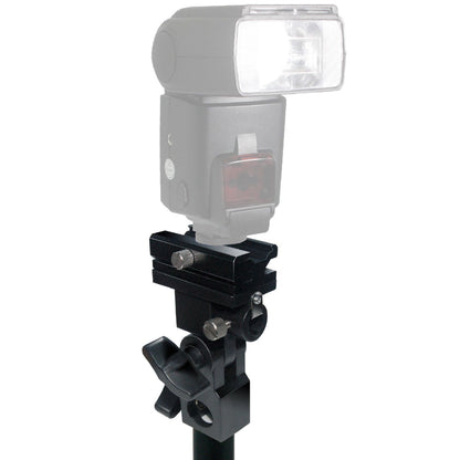 Pxel AA-LS3 B Type Flash Bracket Umbrella Holder Swivel Light Stand Adapter Cold Shoe Speedlight