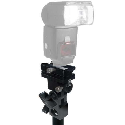Pxel AA-LS3 B Type Flash Bracket Umbrella Holder Swivel Light Stand Adapter Cold Shoe Speedlight