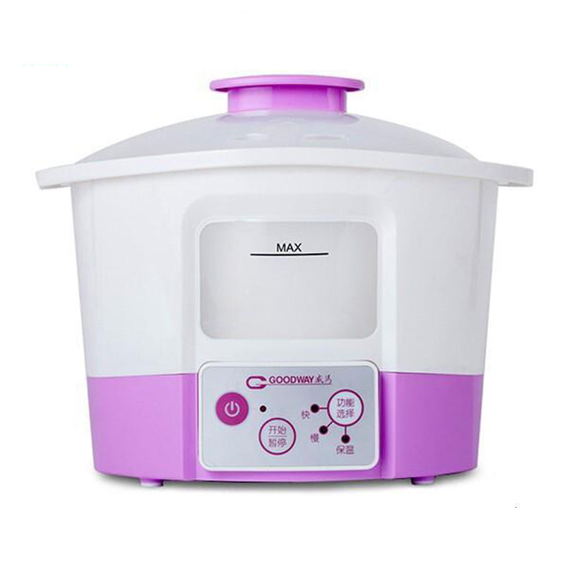 [CLEARANCE] Goodway 1.2L / 2.2L / 3.2L 750W Microcomputer Electric Water Stew Pot Cooker with Ceramic Inner Pot, Automatic Temperature Controls, and Keep Warm Function for Soups, Rice Porridge, and Braised Cooking GSP-351-12 GSP-352-22 GSP-353-32