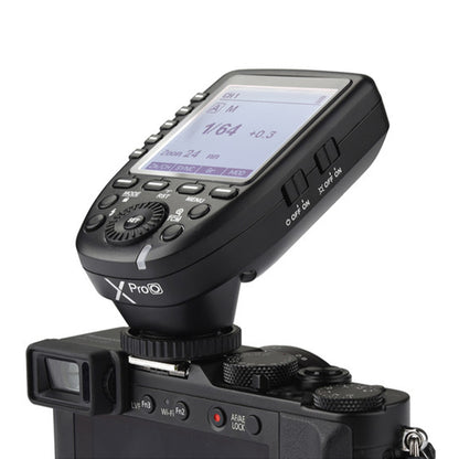 Godox XPRO-O XPROII-O TTL 2.4Ghz Wireless Flash Trigger Transmitter with Autoflash and Max 328ft Range, Sekonic L-858 & TCM Function, Mobile App Control and Multi ID Access Settings for DSLR and Mirrorless Camera