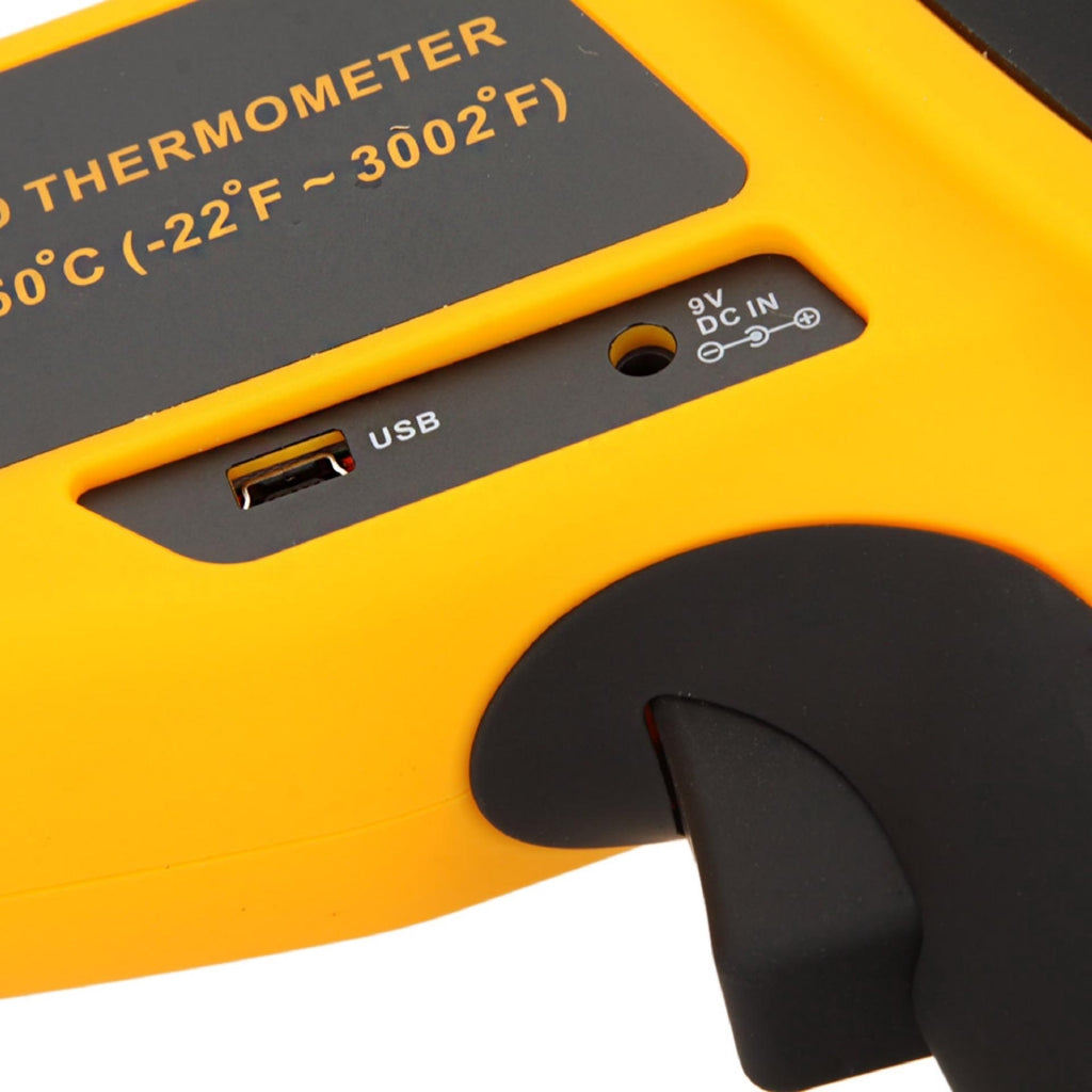 Benetech GM1651 Non Contact Thermometer Laser Temperature Gun Infrared Thermometer -30° to 1650° Celcius with USB interface to connect your PC.