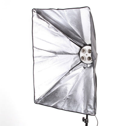 [CLEARANCE] Pxel SB-4B-60X90 4 in 1 E27 Base Socket Light Lamp Bulb Holder Adapter for Photo Video Studio Softbox 60 x 90 cm