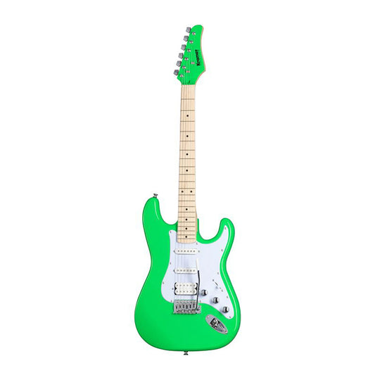 [CLEARANCE] Epiphone KF21 6-Strings 21 Frets Kramer Focus VT-211S Electric Guitar with Maple Fingerboard, Master Volume, Neck & Middle Pickup Tone Controls for Musicians (Neon Green)