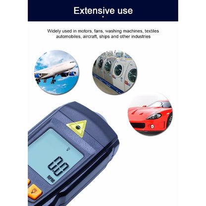 Benetech GM8905 Digital LCD Tachometer Non-Contact RPM Tach Test Meter Motor Speed Gauge Tester