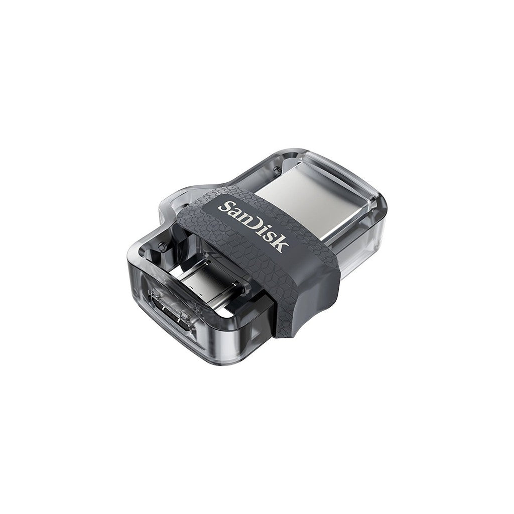 SanDisk Ultra 64GB / 128GB / 256GB Dual Drive m3.0 USB Flash Drive with Micro USB OTG compatibility (Black, Gold)