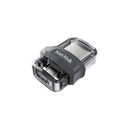 SanDisk Ultra 64GB / 128GB / 256GB Dual Drive m3.0 USB Flash Drive with Micro USB OTG compatibility (Black, Gold)