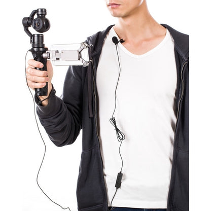 [CLEARANCE] Saramonic LavMicro Broadcast-Quality Lavalier Omnidirectiol Microphone with 3.5mm TRS/TRRS Combo Connector & 6.3mm Adapter for Smartphones, DSLR Cameras, Camcorders & Recorders