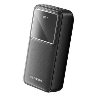 [CLEARANCE] Vention 30000mAh 22.5W/20W PD Fast Charging Power Bank with 3-Port Output, Smart LED Digital Display for iPhone, iPad, Airpods, Tablet, Android Smartphone, Smartwatch - Black, White