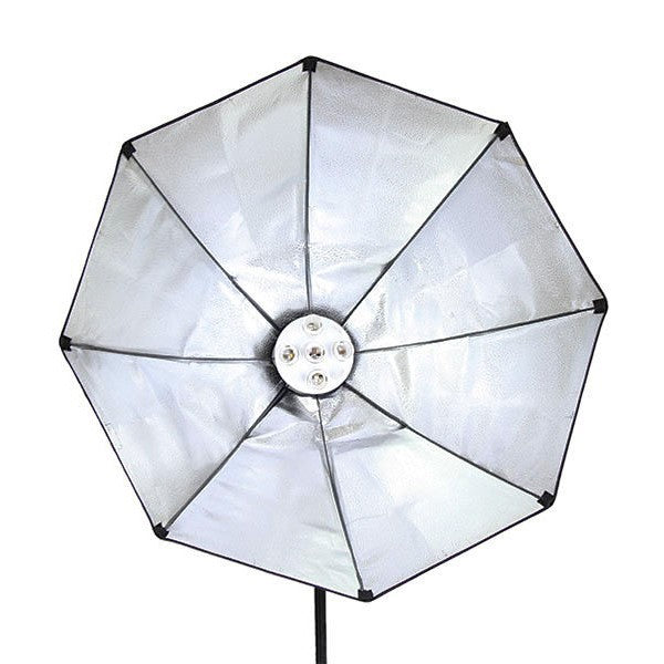 [CLEARANCE] Pxel SB-5B-90 Octagon 5 in 1 E27 Base Socket Octagon Light Lamp Bulb Holder Adapter for Photo Video Studio Softbox 90 cm