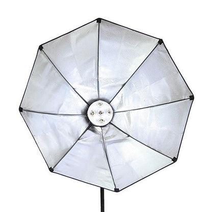[CLEARANCE] Pxel SB-5B-90 Octagon 5 in 1 E27 Base Socket Octagon Light Lamp Bulb Holder Adapter for Photo Video Studio Softbox 90 cm