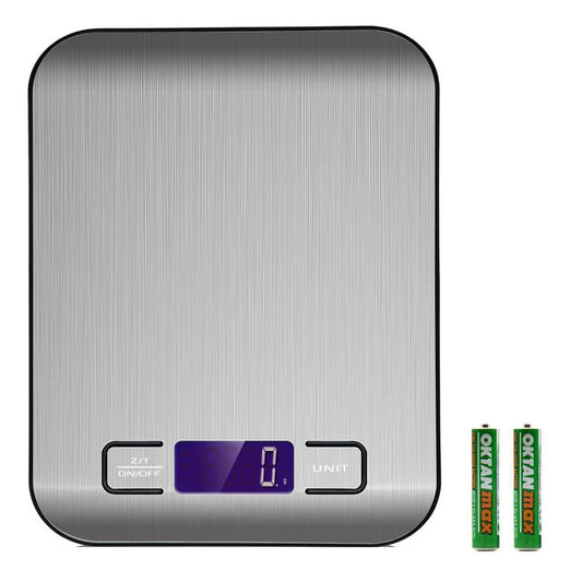 [CLEARANCE] Eagletech Digital Kitchen Scale Multifunction Food Scale, 10kg, Silver, Stainless Steel
