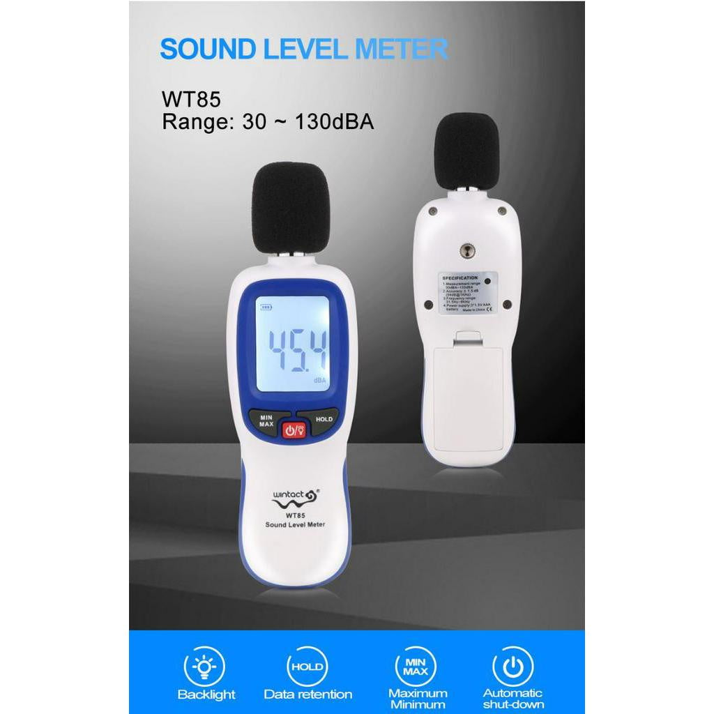 [CLEARANCE] Wintact by Benetech WT85 Sound Level Noise Decibel Meter Tester