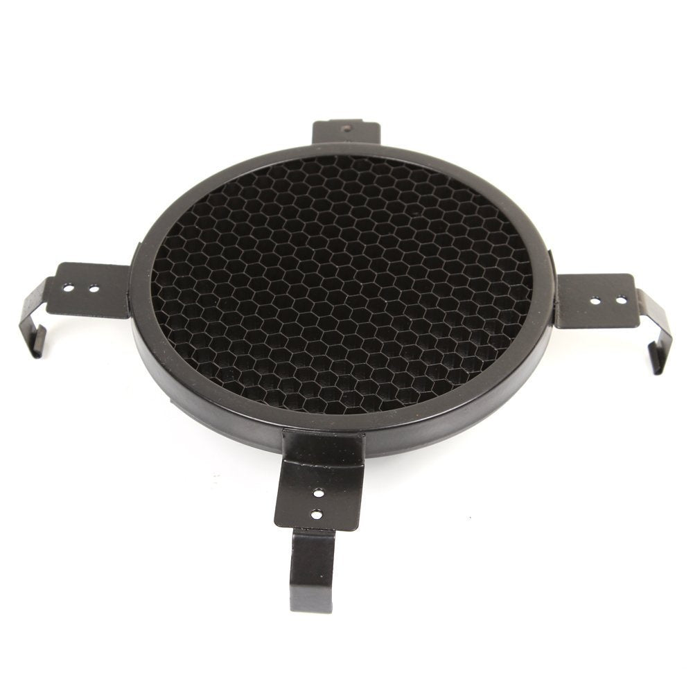 Pxel Universal Mount 3in1 Barn Door Honeycomb Grid & 4 Color Gel Filters Barndoor Kit