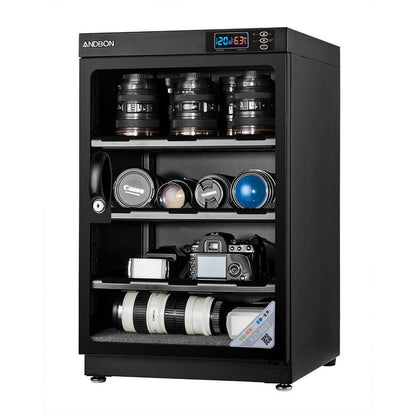 Andbon AD-80S Dry Cabinet Box 80L Liters Digital Display with Automatic Humidity Controller