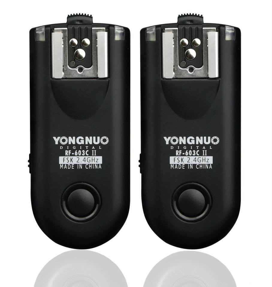 Yongnuo RF603 N II Wireless Flash Trigger Kit for Nikon DC2 Connection  | JG Superstore