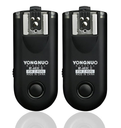 Yongnuo RF603 N II Wireless Flash Trigger Kit for Nikon DC2 Connection  | JG Superstore