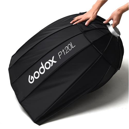 Godox P120L 120CM Reflector Parabolic SoftBox Cloak Box for Bowens Mount Studio