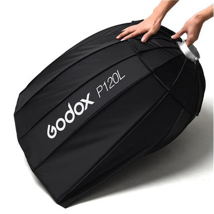 Godox P120L 120CM Reflector Parabolic SoftBox Cloak Box for Bowens Mount Studio