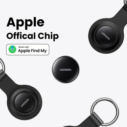 UGREEN Smart Tag Bluetooth Key Finder & Tracker for Keys, Bags & Luggage with Built-In Speaker, GPS & 1-Year Battery Life for iPhone, iPad & Mac (Compatible with Apple Find My / AirTag Altertive) | CM520