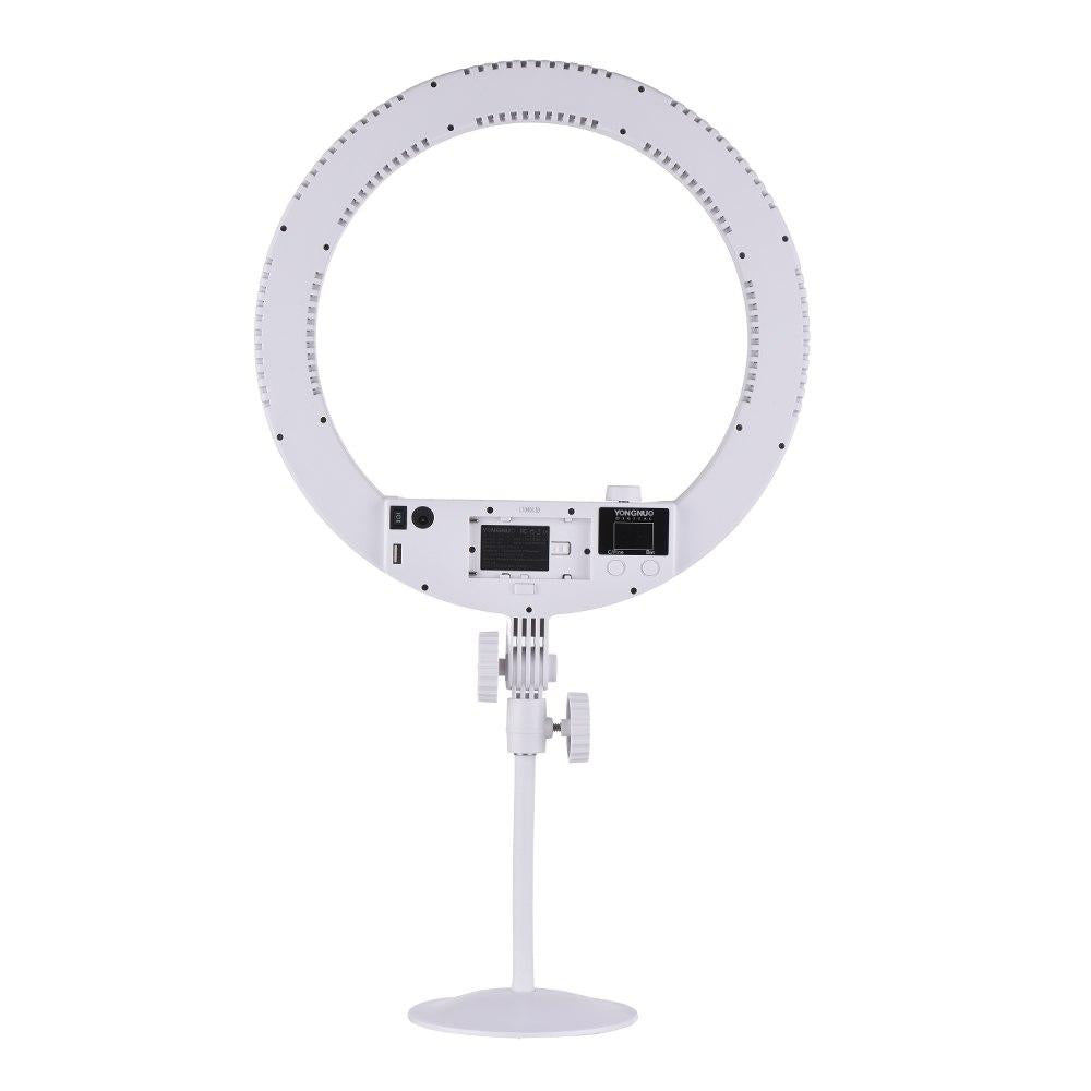 Yongnuo YN208S Ring Light Bi Color LED 3200k-5500k Color Temperature with Stand  | JG Superstore