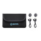 [CLEARANCE] BOYA BY-M1V Series 2.4GHz Dual-Channel Wireless Lavalier Microphone System (Plug & Play) Clip On Mic for Smartphone, Tablet, DSLR, Mirrorless, Camera, iPad, iPhone, Android & iOS Devices - USB Type C / Lightning / 3.5mm Audio Jackst