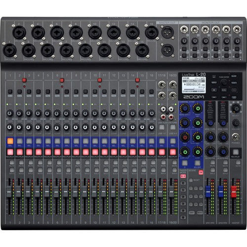 Zoom LiveTrak L-20 20-Input Digital Mixer & Multitrack Recorder