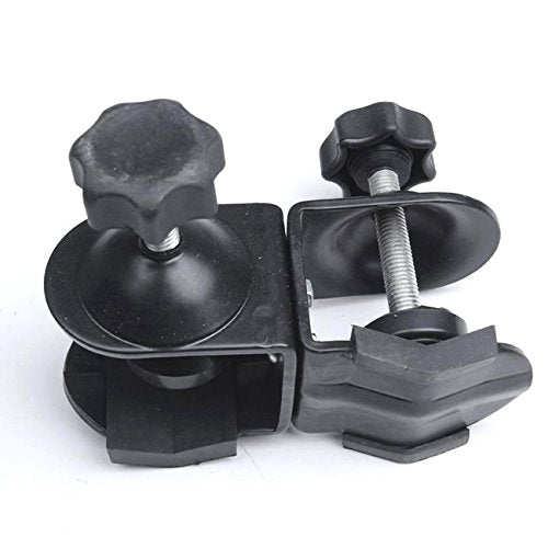 Pxel AA-UC5 Heavy Duty Metal Dual Double U Clip C Clamp Type Bracket Mount for Photo Studio Boom Arm Light Stand