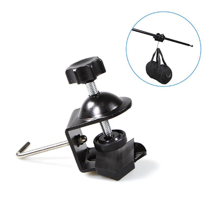 [CLEARANCE] Pxel AA-UC7 Metal U Clamp Clip with Hook for Weight Sand Bag, Boom Arm Stand Support Kit, Photo Video Studio