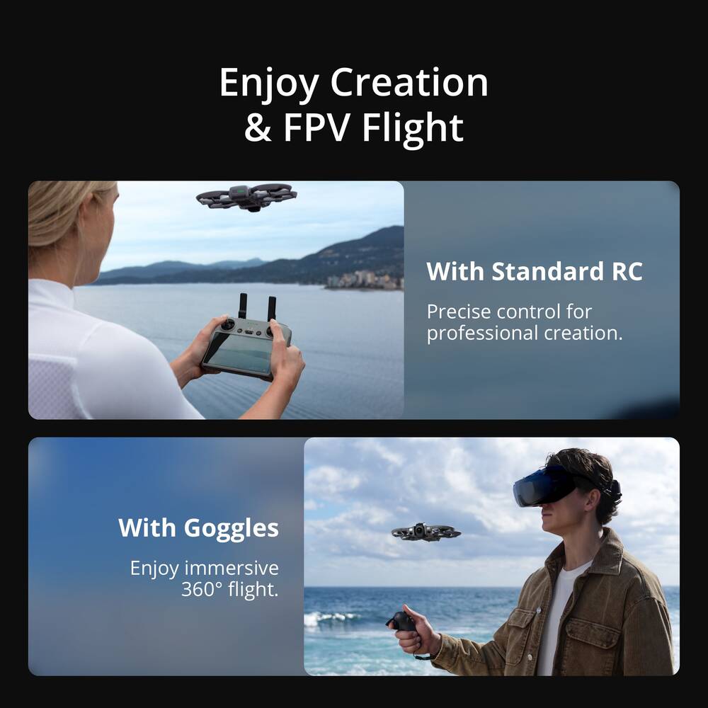 [PRE-ORDER] DJI Avata 360 8K FPV Drone with Dual HDR Camera, 120MP Photos, 20km O4+ Transmission, LiDAR, 42GB Storage, 360° & 4K Single-Lens Modes