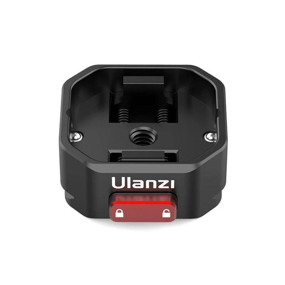 [CLEARANCE] Ulanzi Claw (Generation II) QR Quick Release Plate and Arca Type Base Set for Tripod / Monopod Heads with Max 50Kg Load Capacity, Slide Locks, Push Button Release and Compatible with CLAW Generation I QR System | JG Superstore