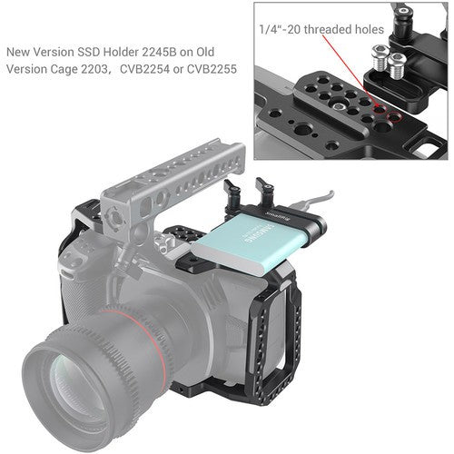 [CLEARANCE] SmallRig Samsung T5 SSD Mount for BMPCC 4K/6K and Z CAM 2245B