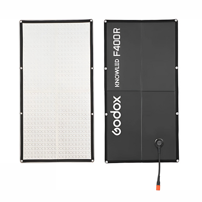 Godox KNOWLED RGB Flexible Video Light Mat with 1800-10000K CCT, 14 Lighting Effects, IP54 Rated, Optiol V-Mount Battery Power & Onboard, DMX/RDM, CRMX & App Controls for Live Streaming, Vlogging, Video Content Creation & Studio Lighting