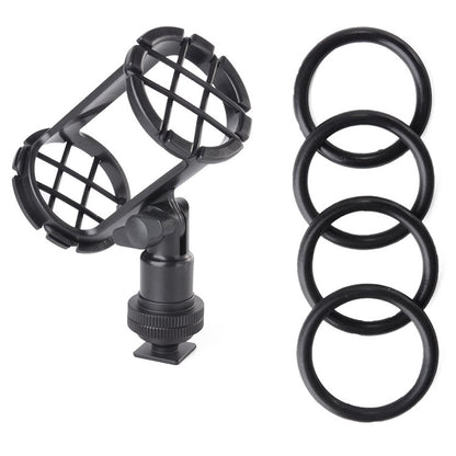 [CLEARANCE] Boya BY-C04 Camera Video Microphone Shock Mount for Boya BY-BM6060 Rode NTG-1, NTG2, NTG-3, NTG-4 Audio Technica AT897, ATR6550 Sennheiser MKH-416, ME66/K6 MKE-600 Azden SGM-1X Sony ECM-CG50