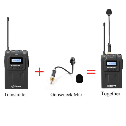 [CLEARANCE] Boya BY-UM2 3.5mm TRS Locking-type Gooseneck Omnidirectional Flexible Audio Microphone for Wireless Lavalier Microphone System Boya BY-WM4 BY-WM5 BY-WM6 BY-WM8 Saramonic UWMIC9 UWMIC15 Wireless System