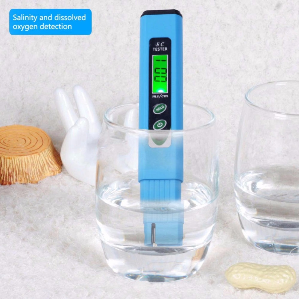 Eagletech EC Meter Tester EC-963 LED Digital Hydroponics for Swimming Pool Aquarium with ATC Conductivity Water Quality Monitor