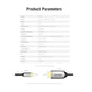 [CLEARANCE] Vention Type-C to HDMI Cable Metal Type 4KHD 60Hz with Aluminum Alloy Shell (CGSB) 1.5M Black Metal Type