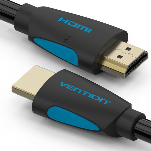 [CLEARANCE] Vention 4K UHD 60Hz HDMI Male to Male Cable with 18Gbps Ethernet and HDR Display Support High Speed Cord for Gaming and Home Theater (1M) | VENTION VAA-M02-B100