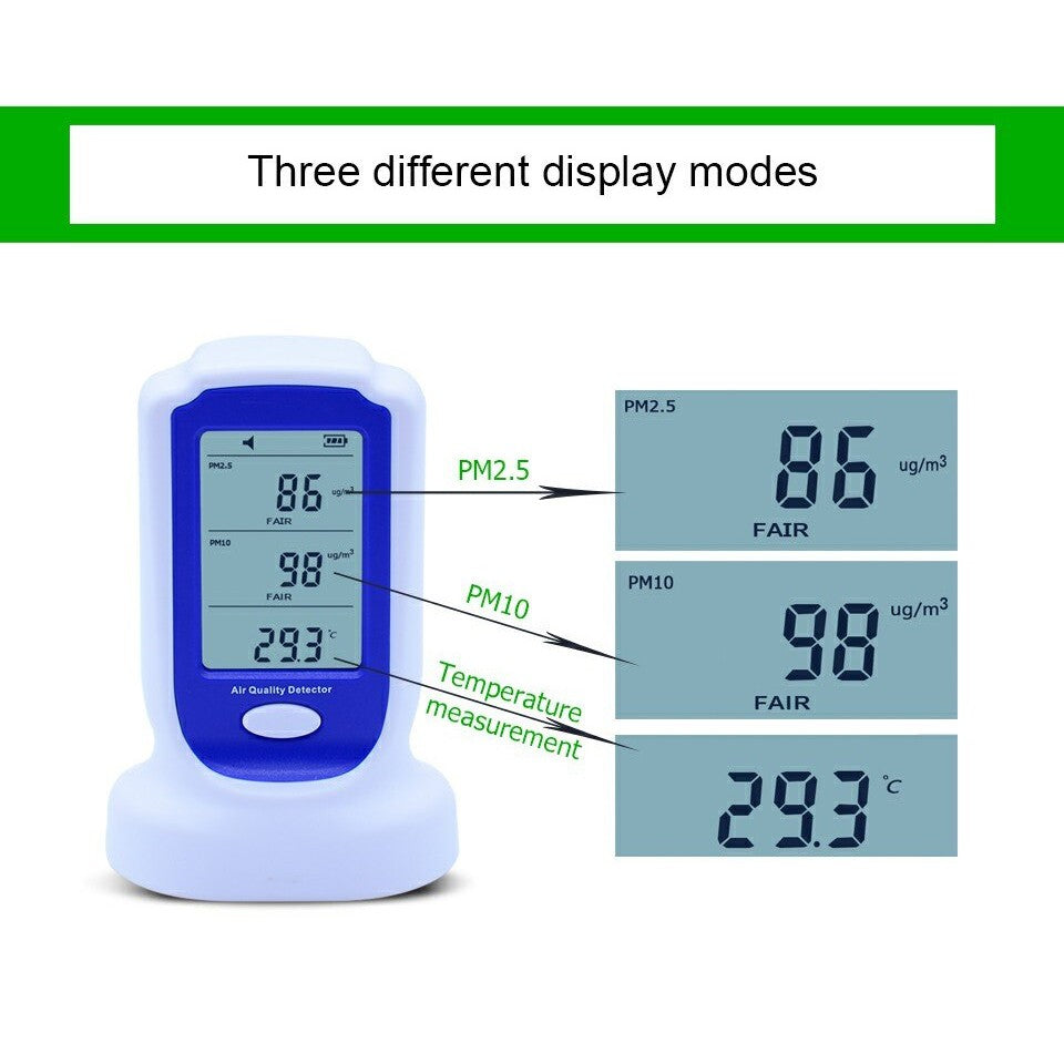 Benetech GM8803 Digital Gas Alyzer Tester Meter Detector Rechargeable PM2.5 PM10 Air Quality Monitor Sensor Pollution
