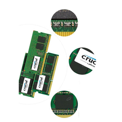 Crucial 8GB Single DDR3L 1600 SODIMM CL11 1.35V Laptop Memory Ram