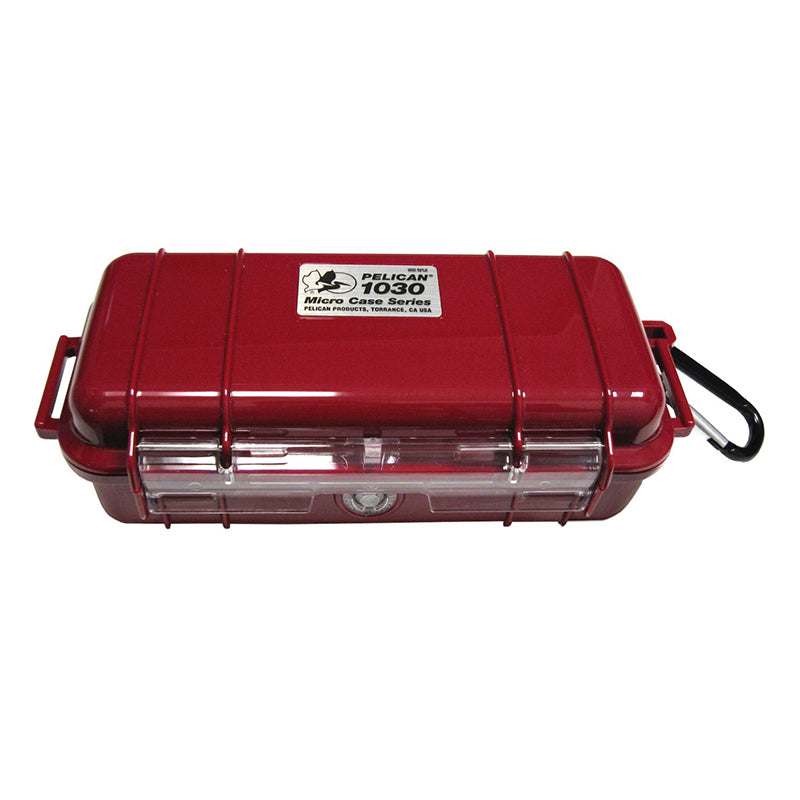 [CLEARANCE] Pelican 1030 Micro Case Watertight Crushproof Dustproof Hard Casing with Rubber Liner, Automatic Pressure Equalization Valve for Phones Small Electronics