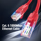 Vention CAT6 Ethernet Round Cable UTP Patch 1000Mbps Lan Network Wire Cord for Internet Router PC Modem