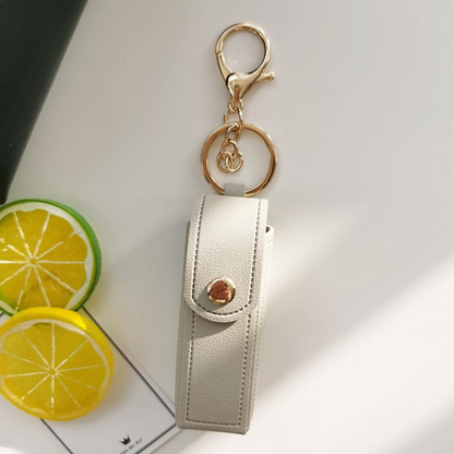 Pikxi Leather Case for Kodak Charmera Keychain Digital Camera with Metal Keyring & Snap Lock Button