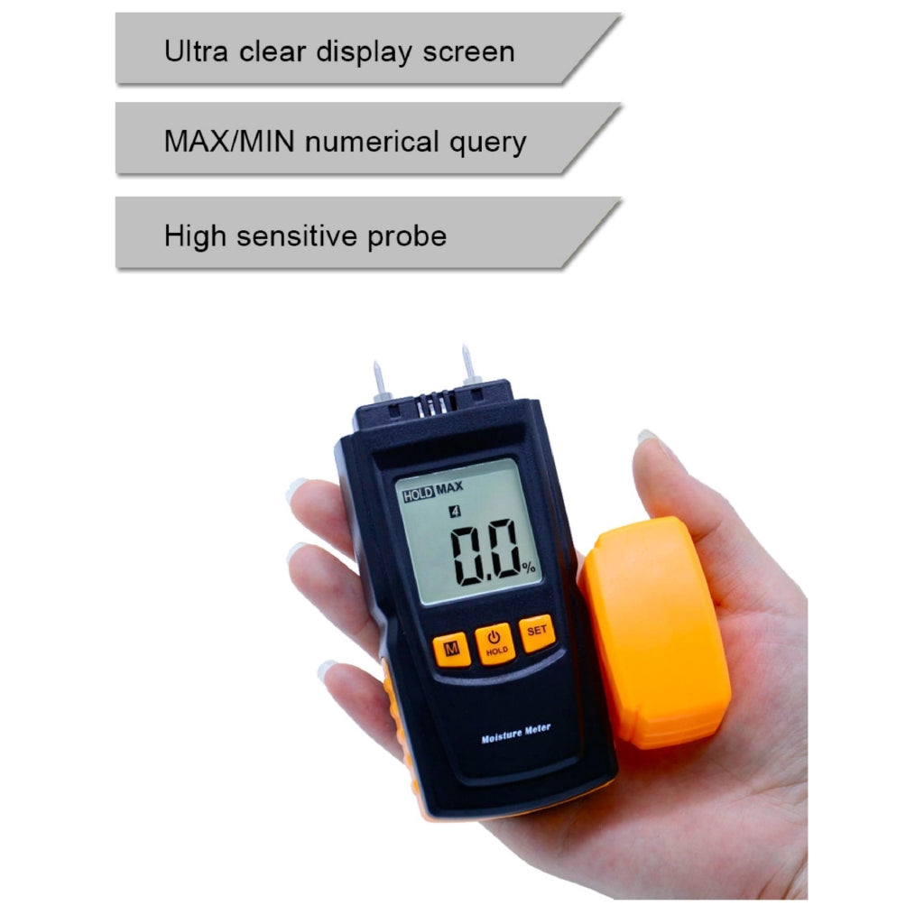 Benetech GM605 LCD Digital Wood Moisture Meter Humidity Tester 0~41%