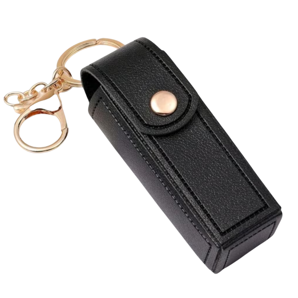 Pikxi Leather Case for Kodak Charmera Keychain Digital Camera with Metal Keyring & Snap Lock Button